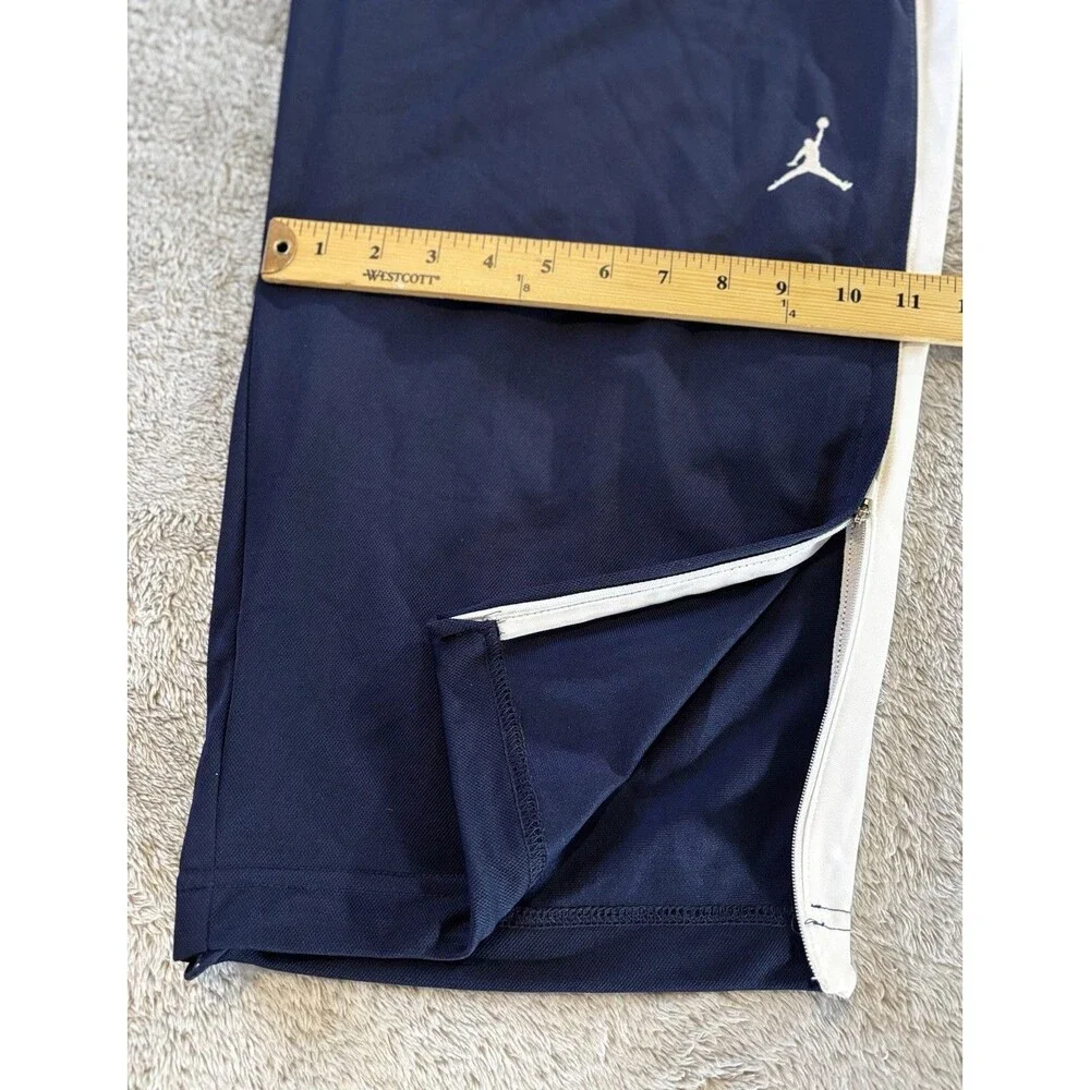NWT! 2013 Air Jordan Blue Warm Up Sweatpants L Drawstring Jumpman